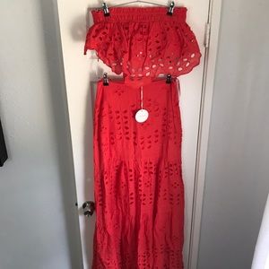 Two piece skirt and top